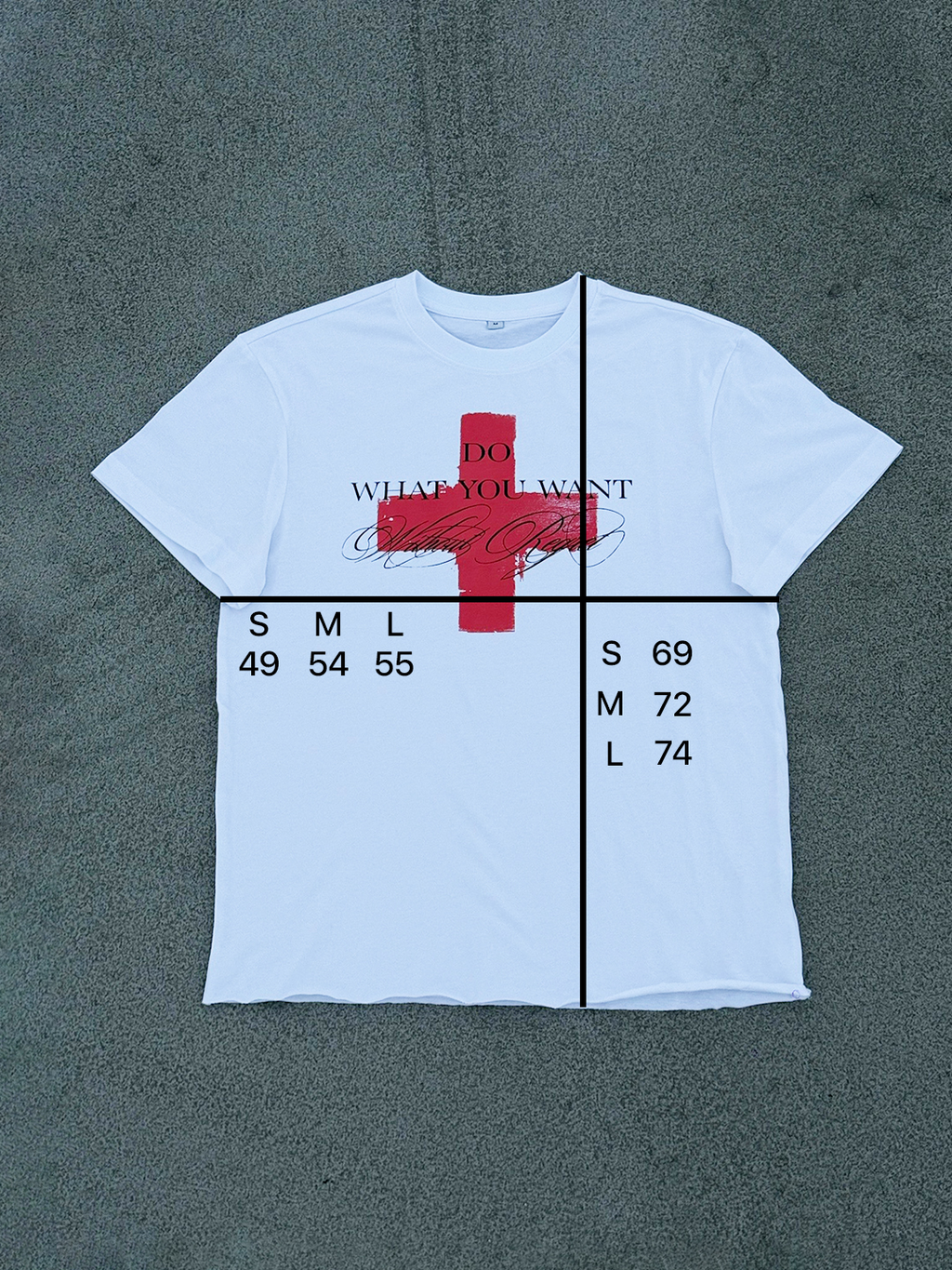 WITHOUT REGRET TEE WHITE
