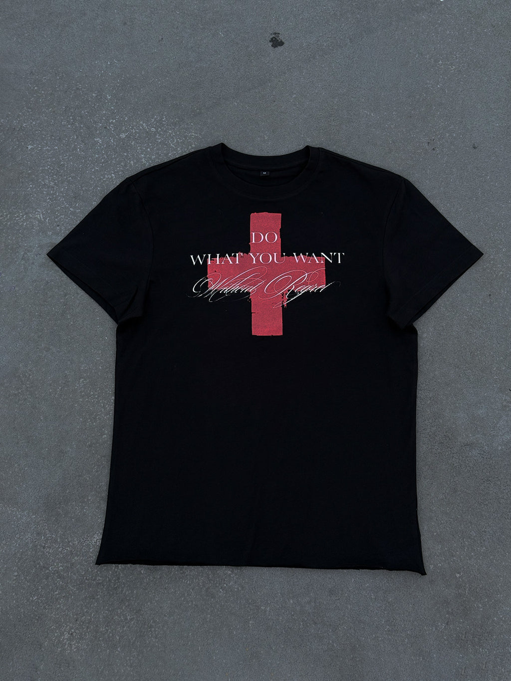WITHOUT REGRET TEE BLACK