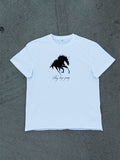 HORSES DON'T STOP TEE WHITE WASHED