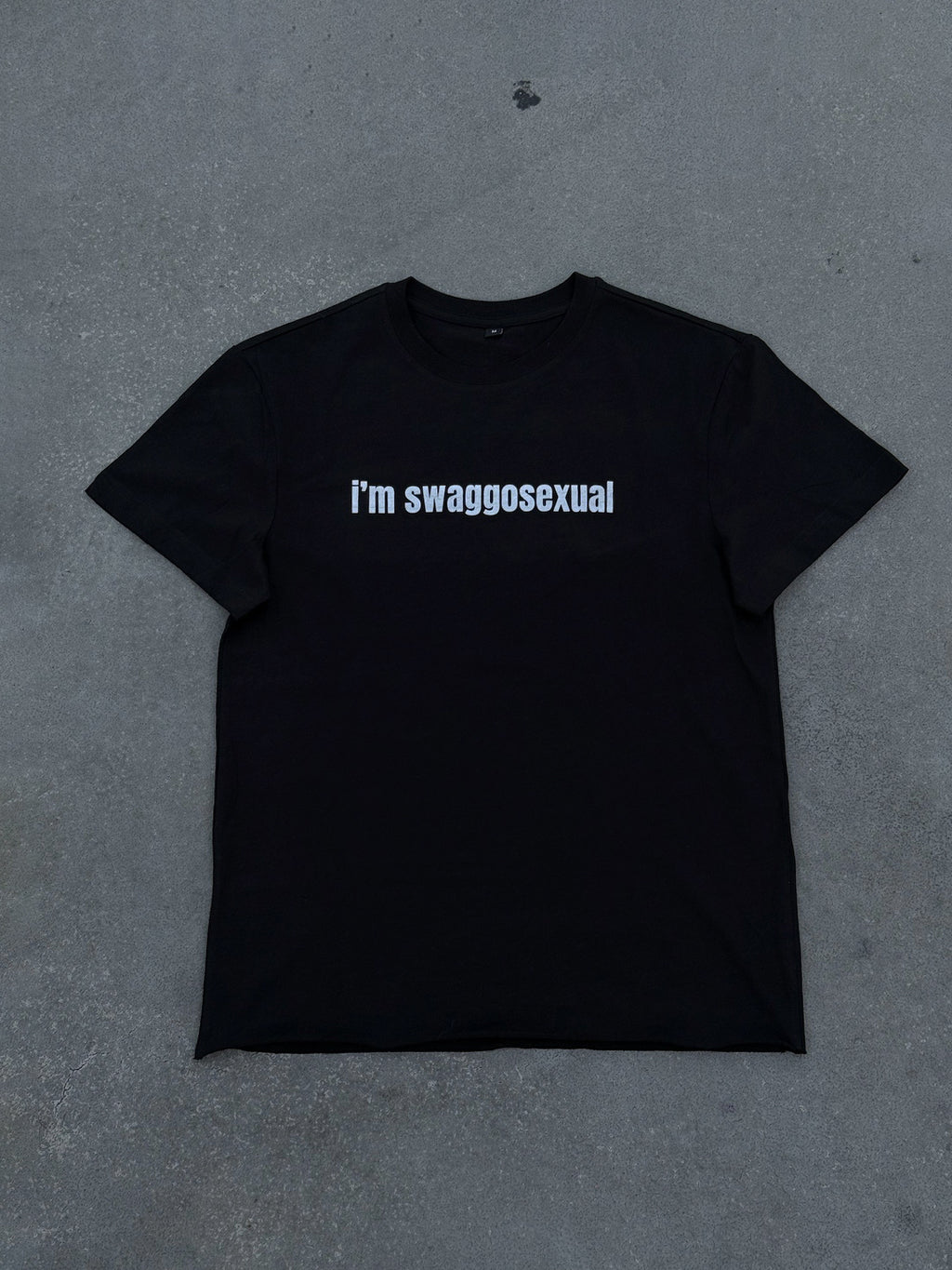 I'M SWAGGOSEXUAL TEE BLACK